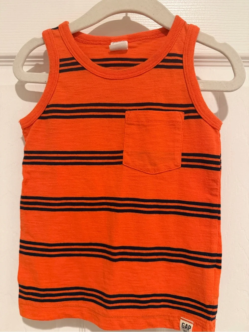 Baby Gap Toddler Boys 3 Pack Tank Tops 2T Blue Orange Pink Summer Bundle